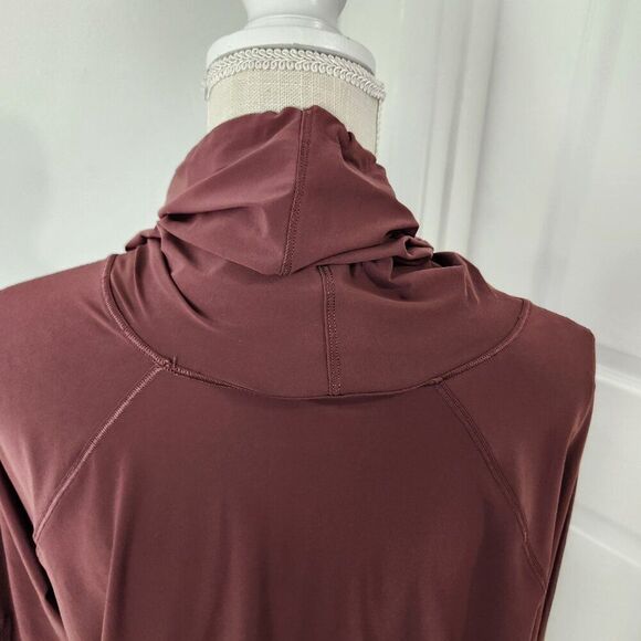 Athleta Top Womens XL Brown Ultimate Gaiter Running Cycling Bike Trail Riding - Picture 7 of 16